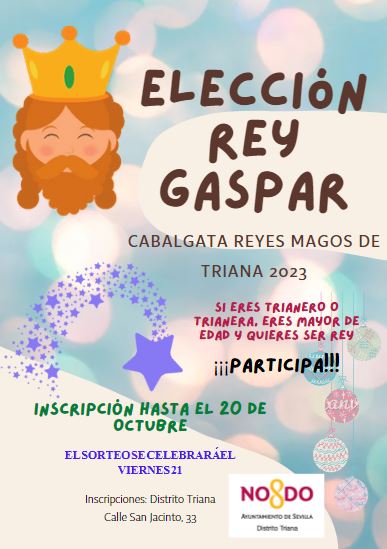 rey gaspar triana cabalgata 2023